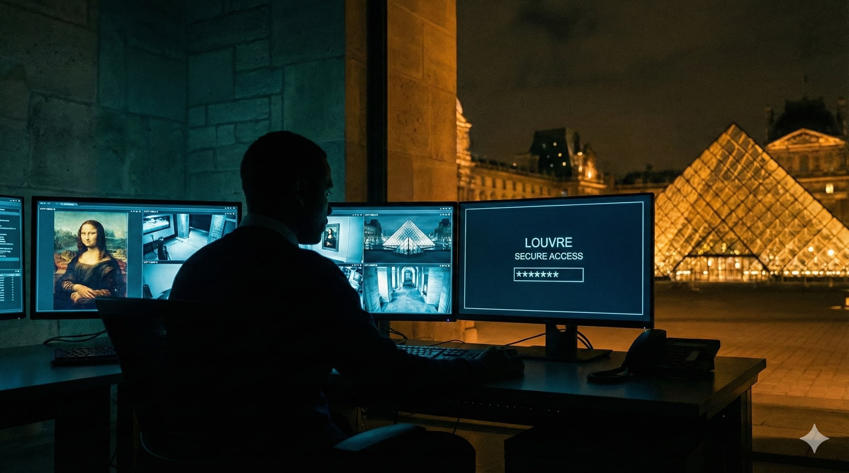 Featured image for article: The Glass Pyramid and the Digital Key: Anatomy of the Louvre’s Security Architecture